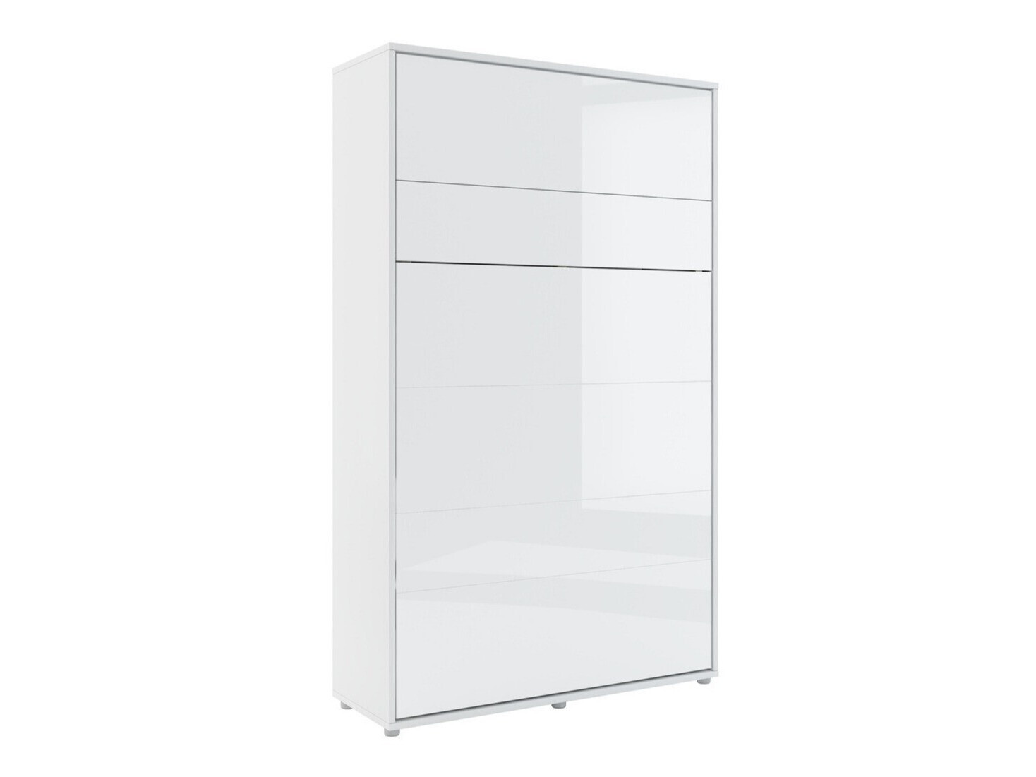 Cama rebatível Concept Lenart (Branco + Branco brilhante)