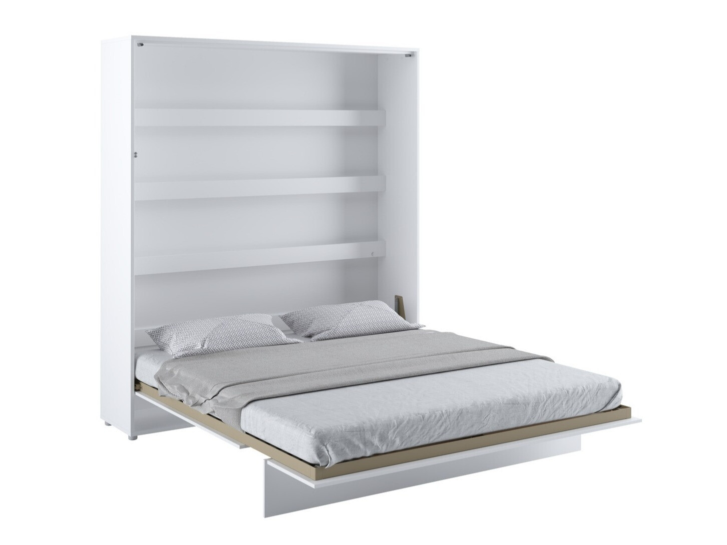 Cama rebatível Concept Pro Lenart Levfere 102 (Branco + Branco brilhante)