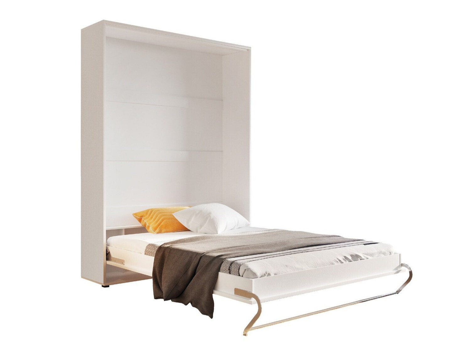 Cama rebatível Concept Pro Lenart VI (Branco + Grafite)