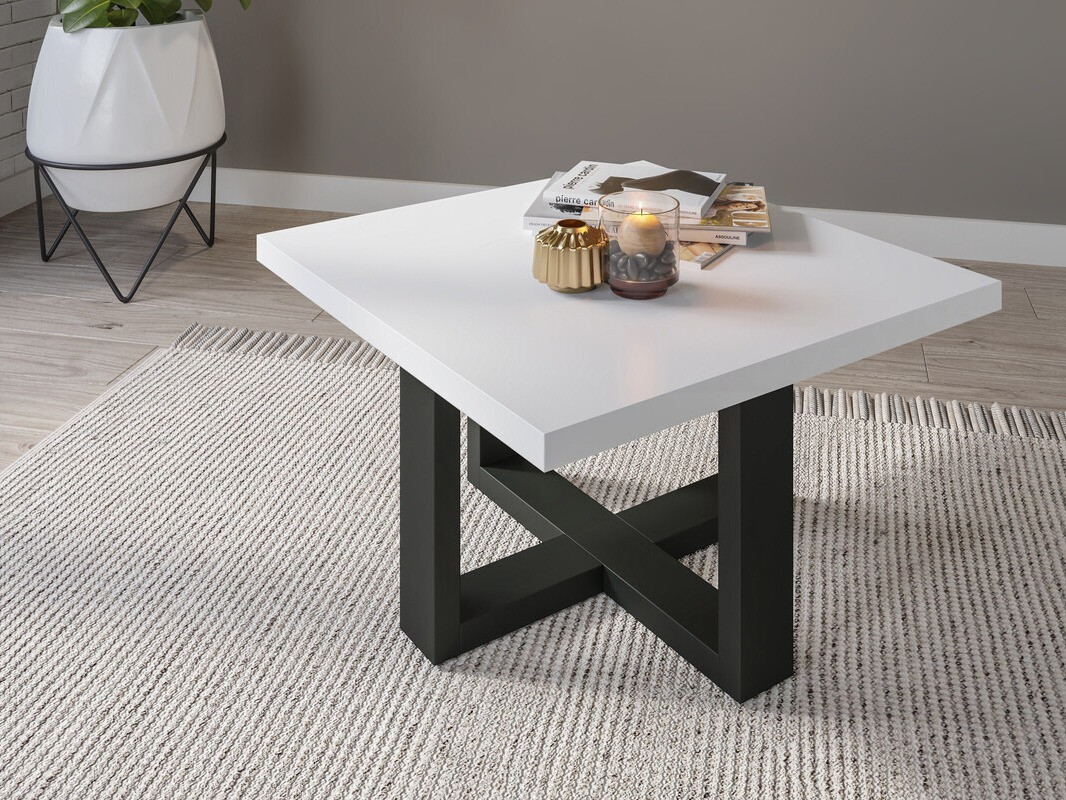 Mesa para revistas Austin 316 (Preto + Branco)