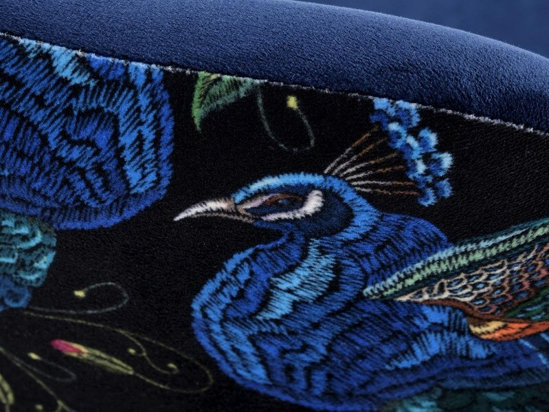 Cadeira Houston 1390 (Azul + Preto)