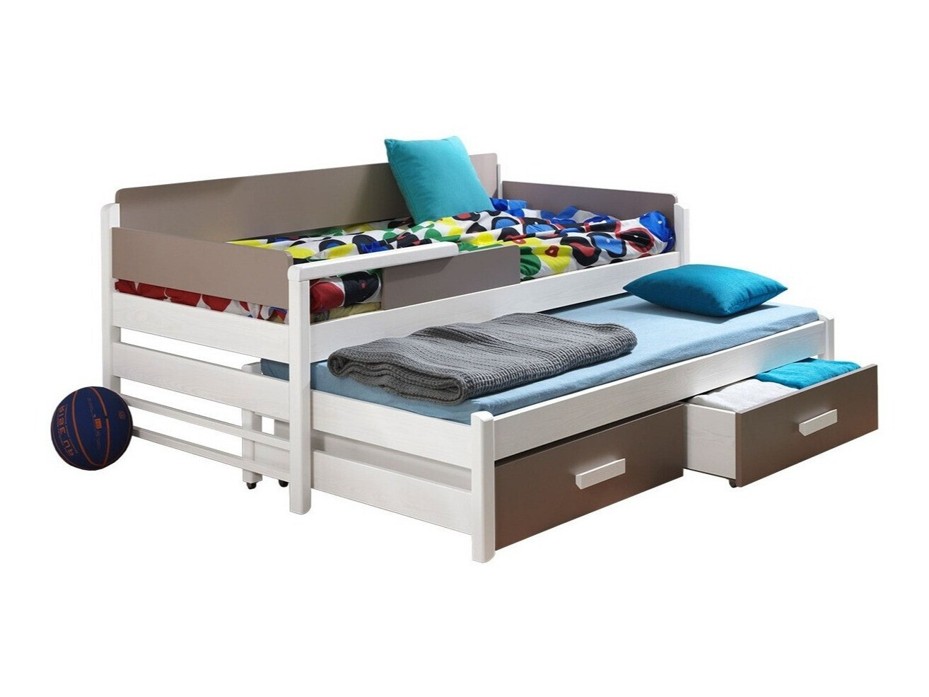 Cama Henderson 121 (Branco + Trufa)
