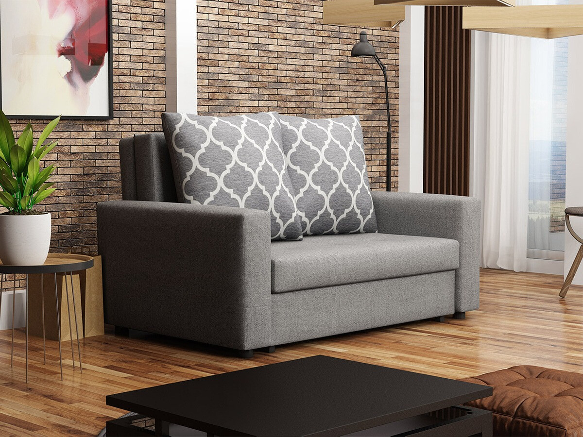 Sofá cama Columbus 118 (Malmo 90 + Bella 592)