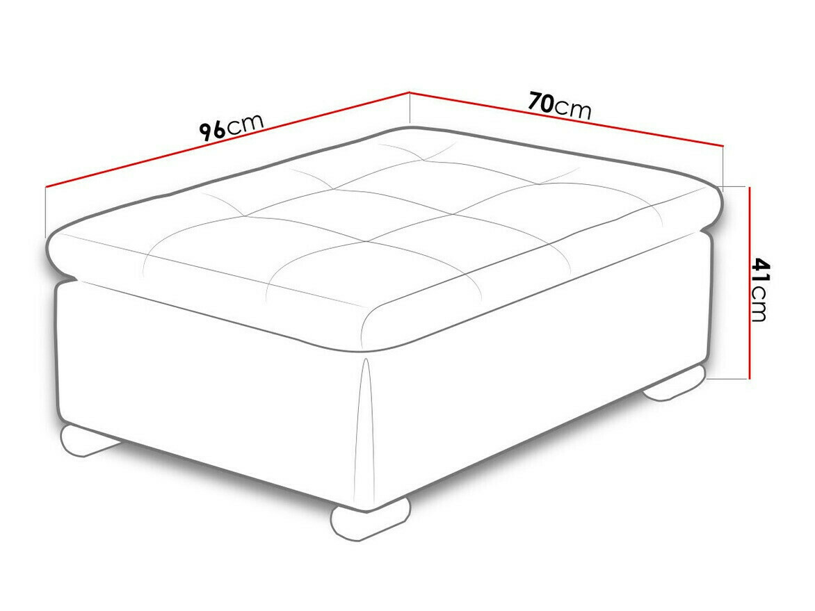 Conjunto de mobiliário com estofo Comfivo 218 (Soft 020 + Majorka 03)