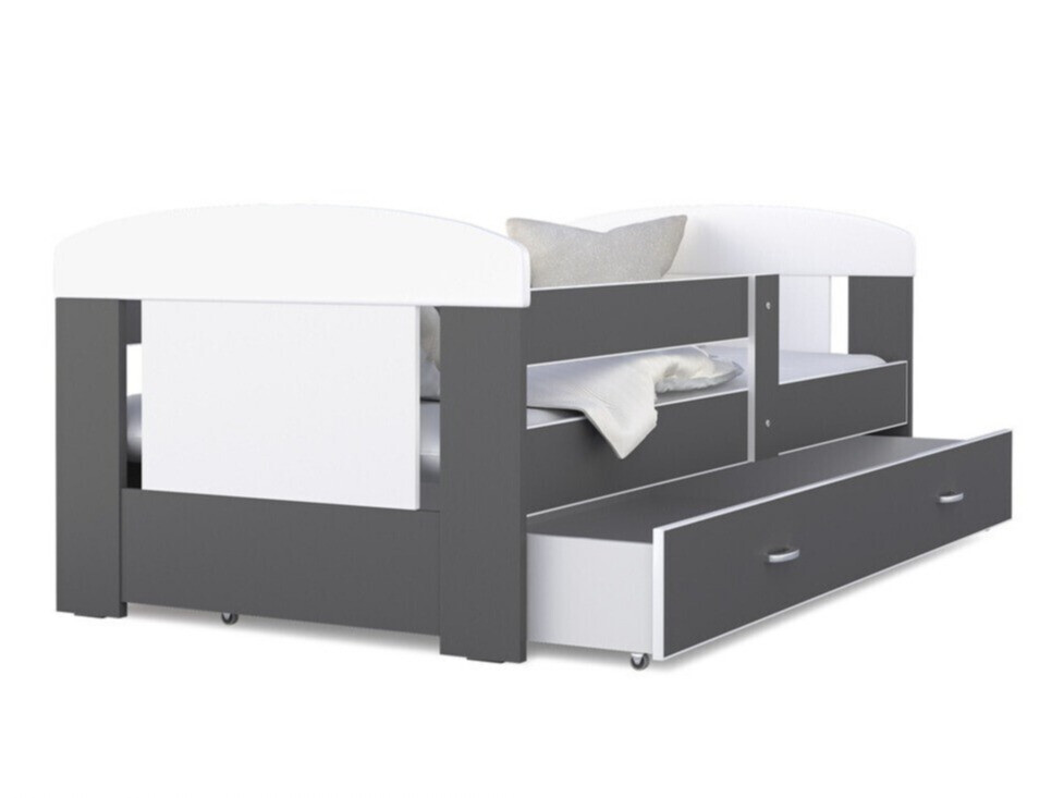 Cama Tentive 100 (Cinzento + Branco)