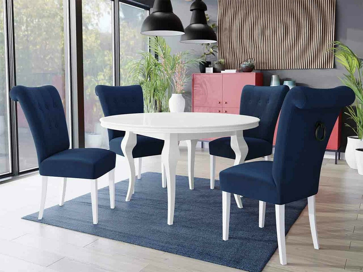 Conjunto para refeições Racine 143 (Branco + Magic Velvet 2216)