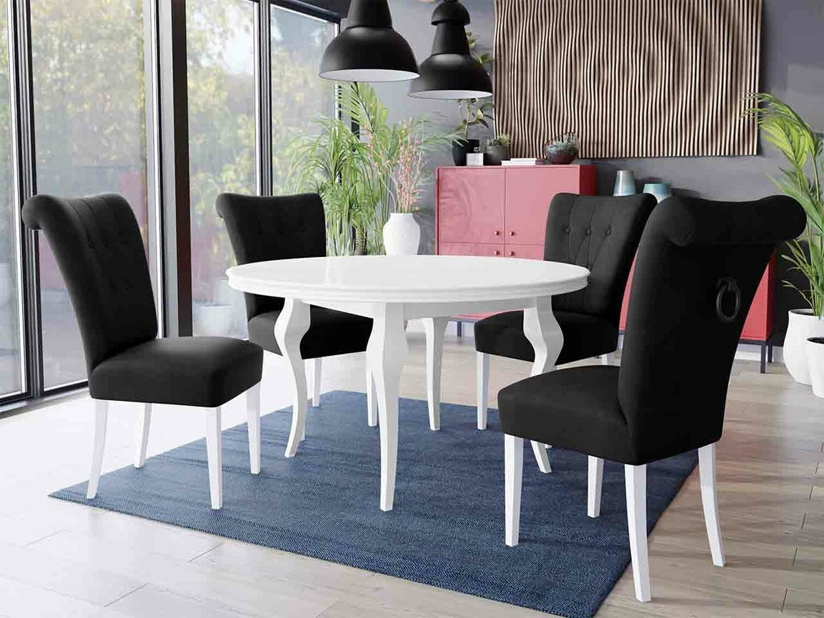 Conjunto para refeições Racine 143 (Branco + Magic Velvet 2219)