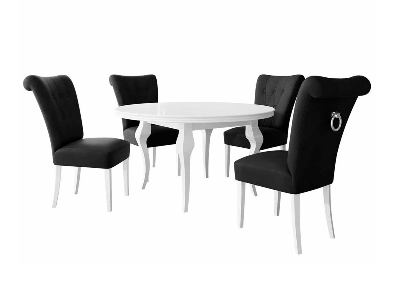Conjunto para refeições Racine 143 (Branco + Magic Velvet 2219)