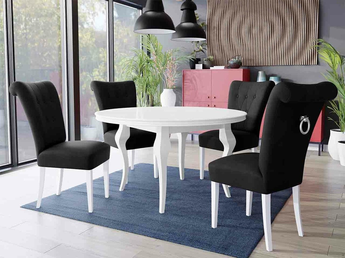 Conjunto para refeições Racine 143 (Branco + Magic Velvet 2219)