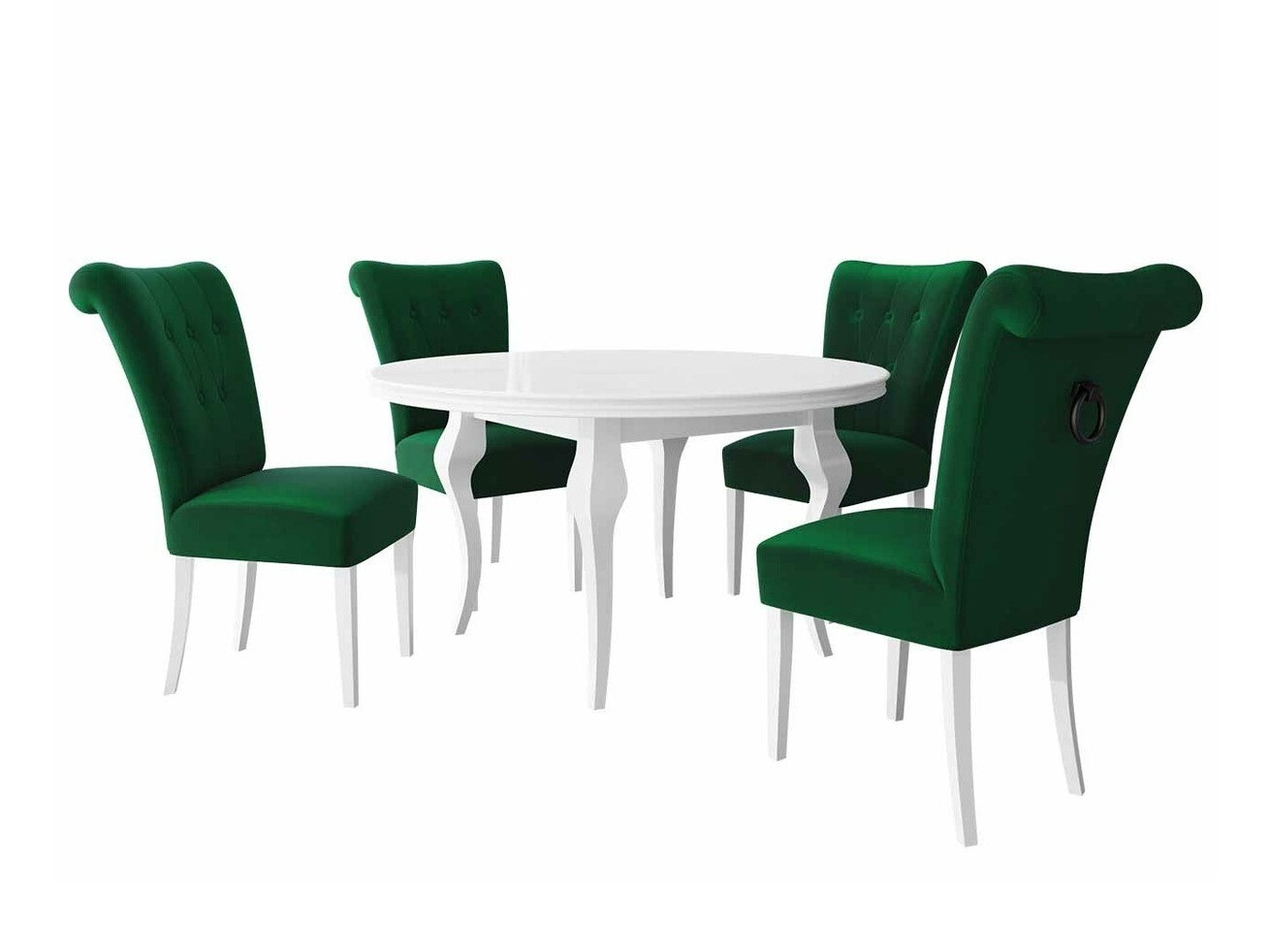 Conjunto para refeições Racine 143 (Branco + Magic Velvet 2225)