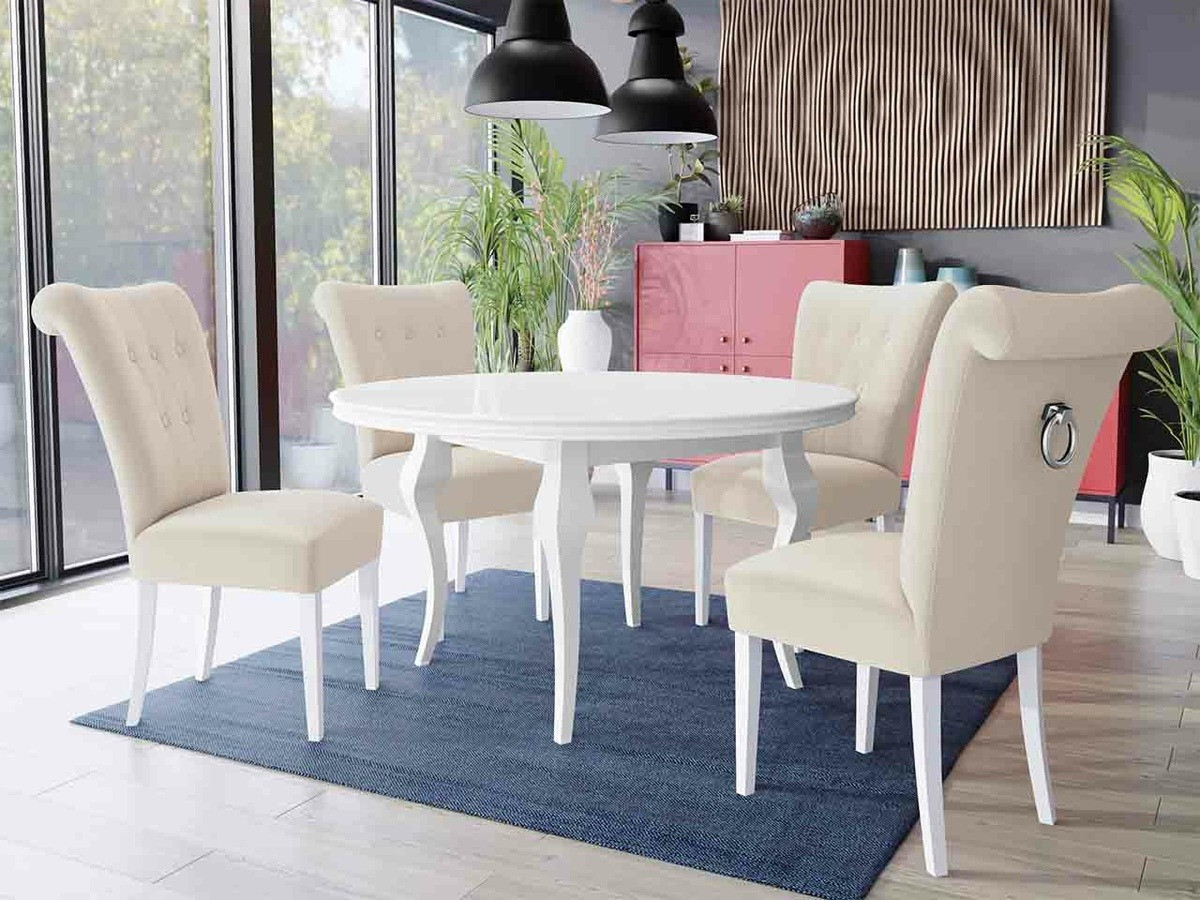 Conjunto para refeições Racine 143 (Branco + Magic Velvet 2250)