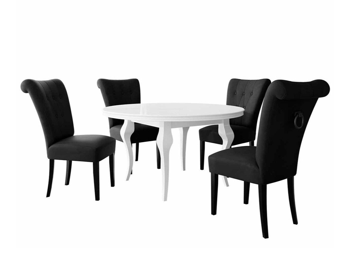 Conjunto para refeições Racine 142 (Preto)