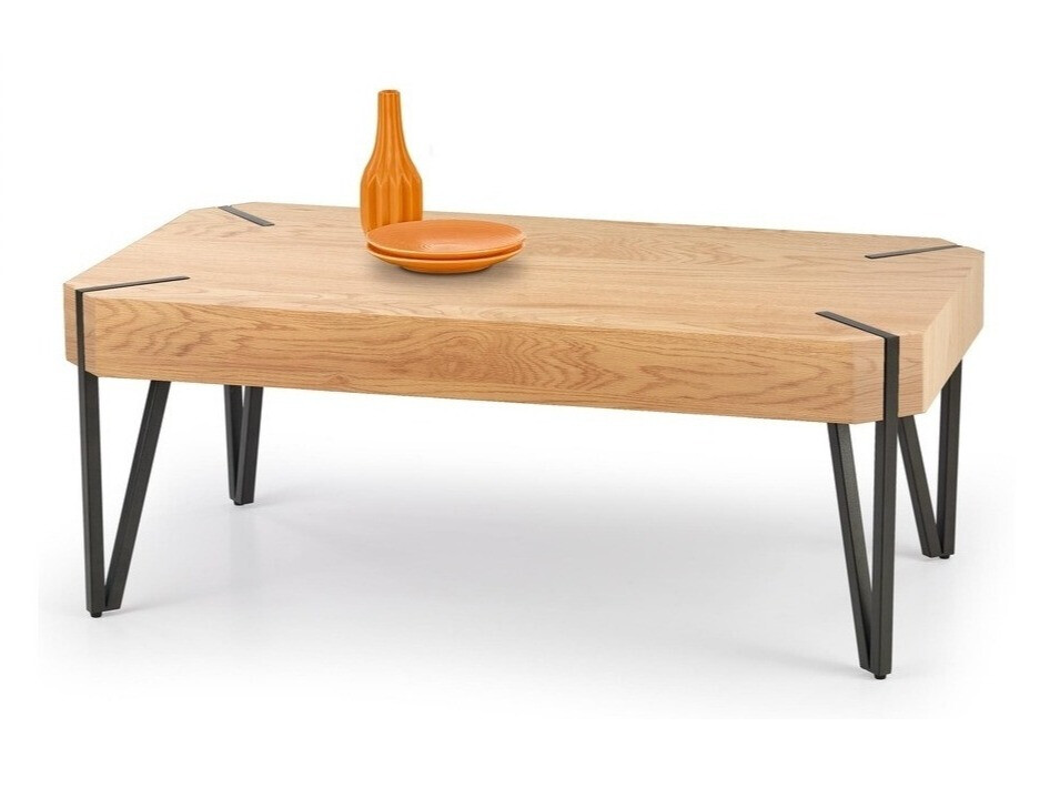 Mesa de centro Houston 303 (Carvalho dourado + Preto)