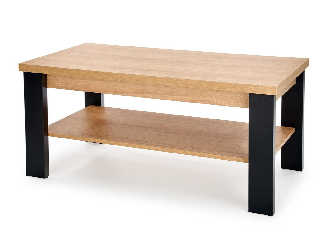 Mesa para revistas Houston 1274 (Hickory carvalho + Preto)