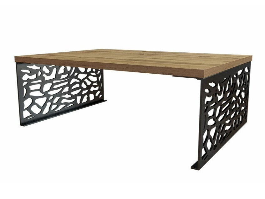 Mesa de centro Germantown 107 (Carvalho + Preto mate)