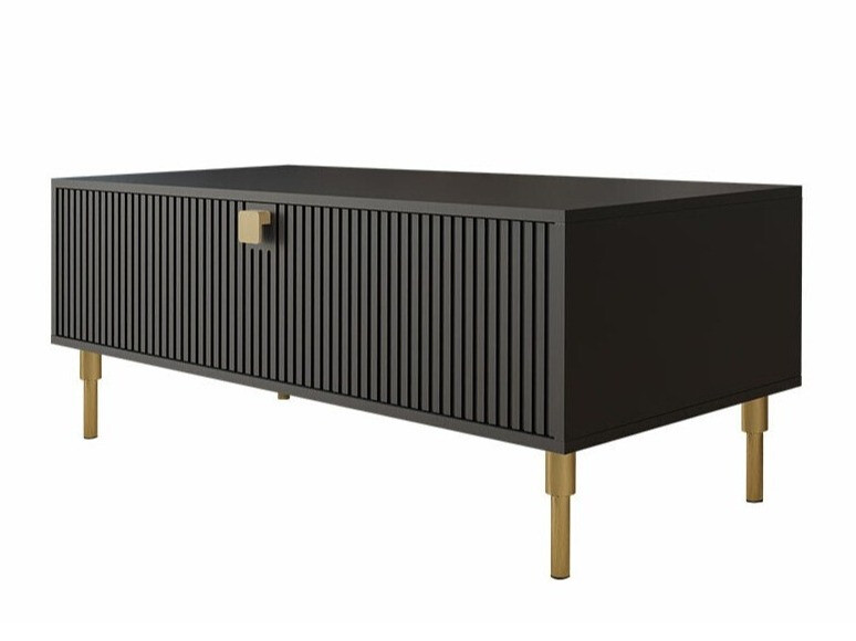 Mesa para revistas Merced 122 (Preto + Dourado)