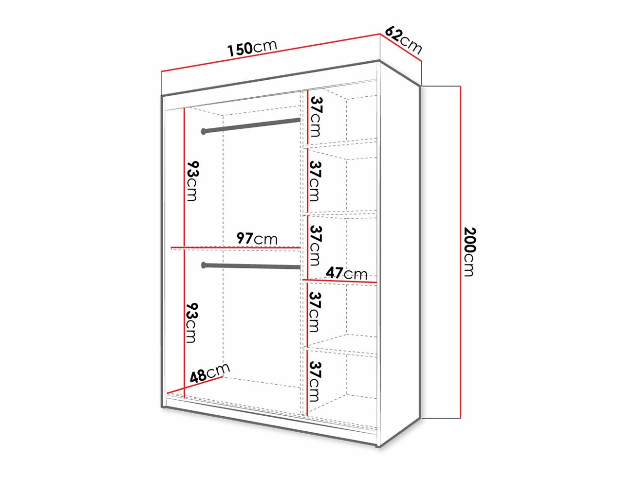 Roupeiro Hartford 399 (Branco)