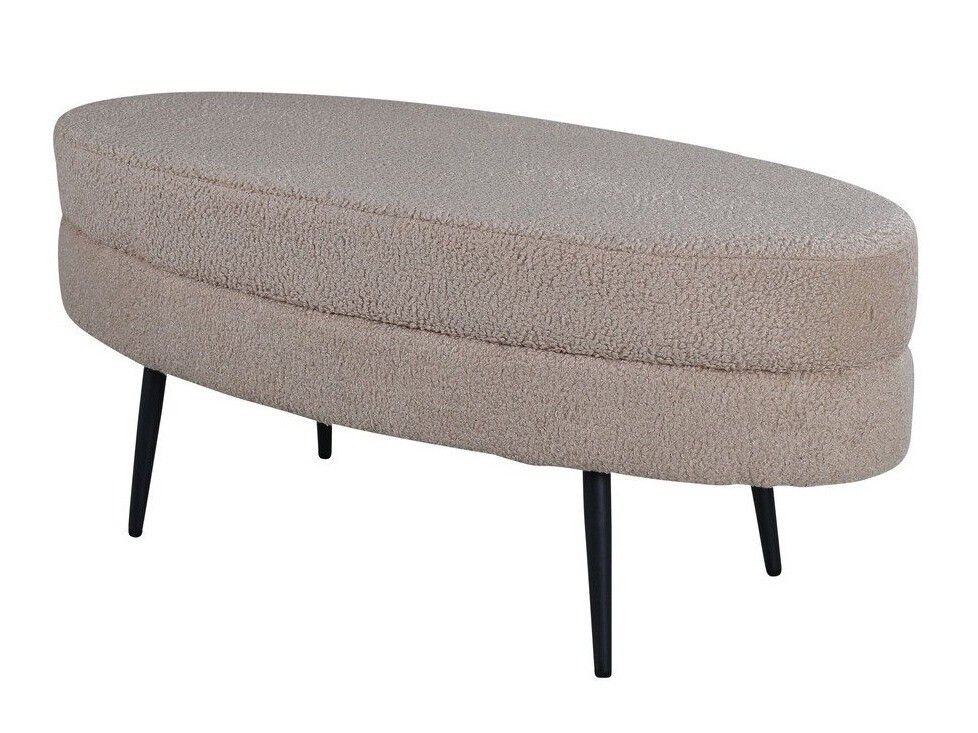 Banco estofado Dallas 2920 (Bege + Preto)