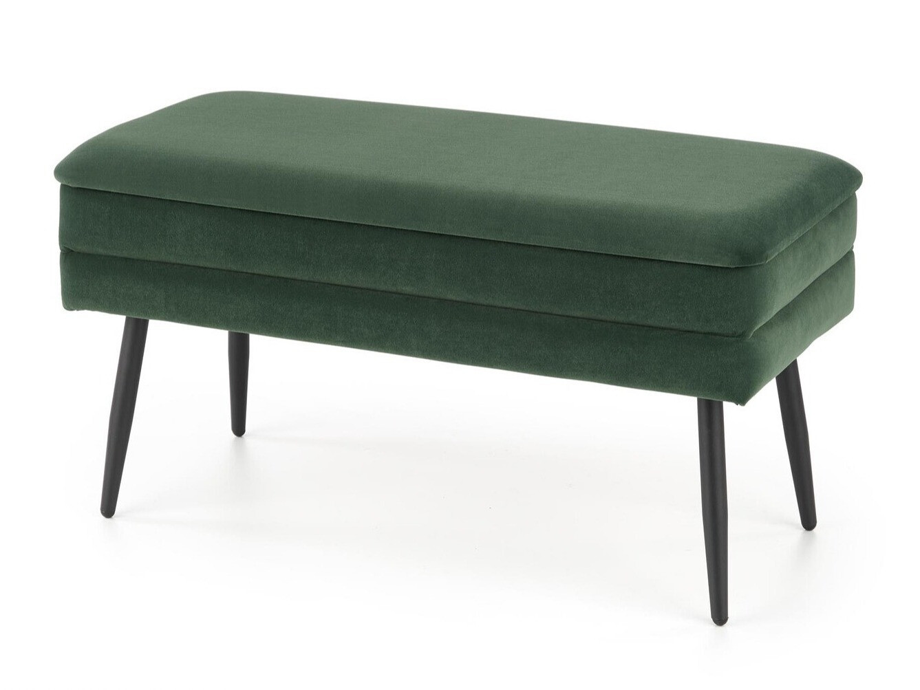 Banco estofado Houston 1255 (Verde escuro + Preto)