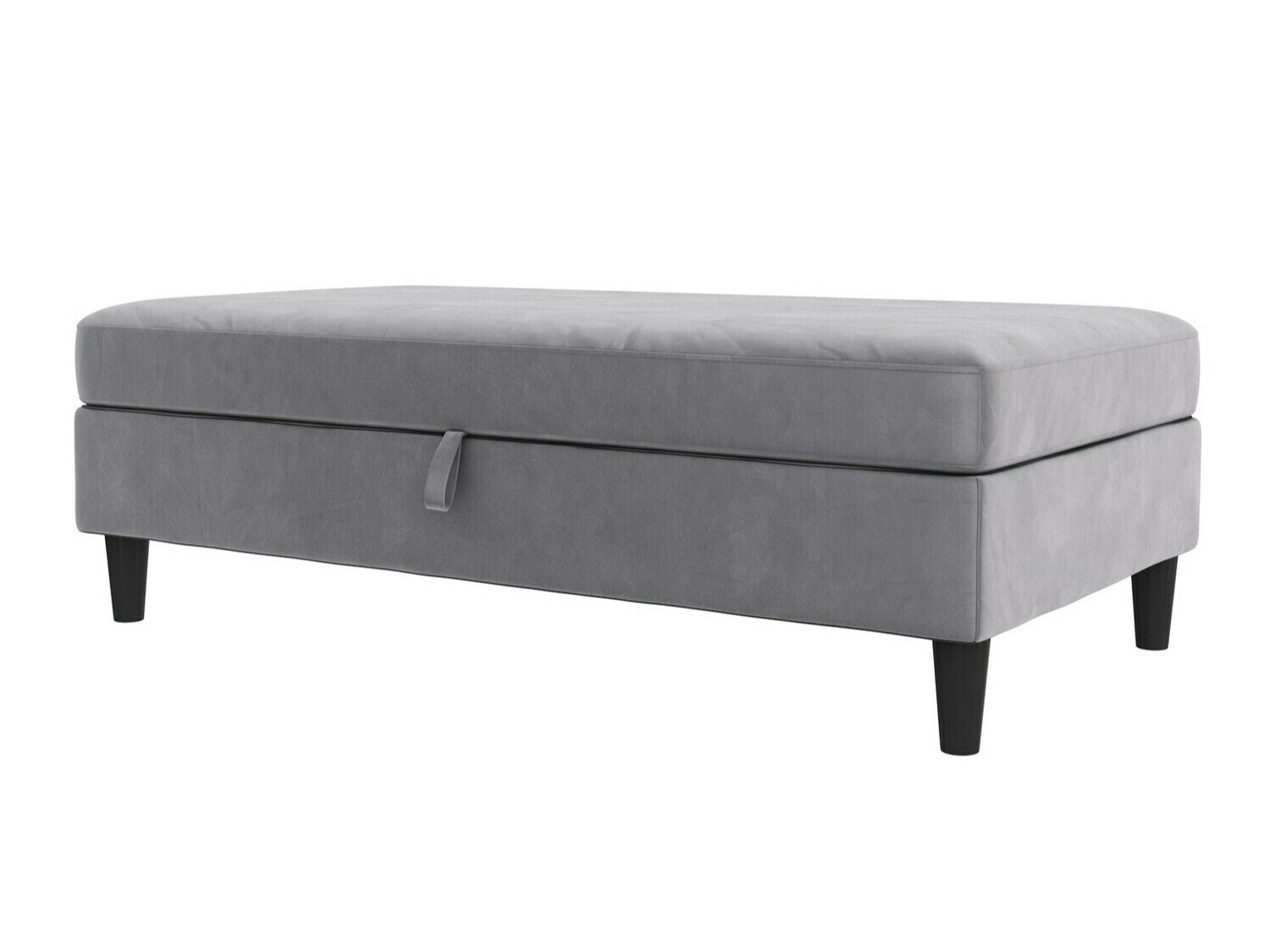 Banco estofado Tulsa 536 (Cinzento claro)