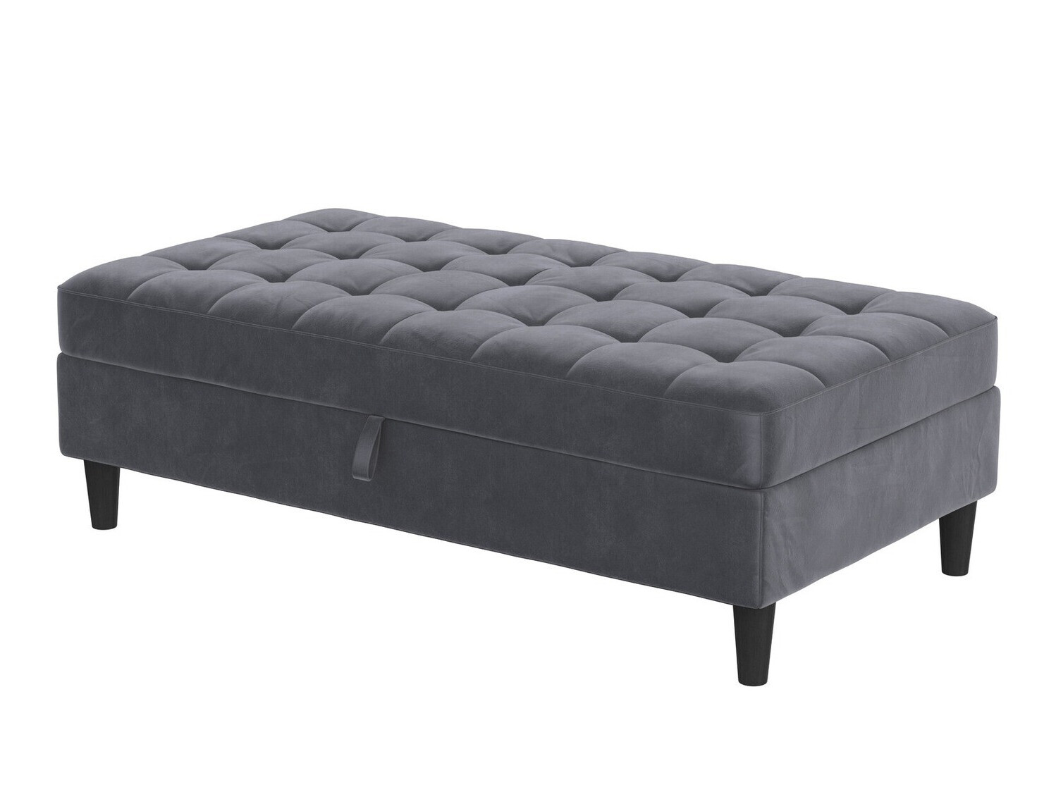 Banco estofado Tulsa 544 (Cinzento)