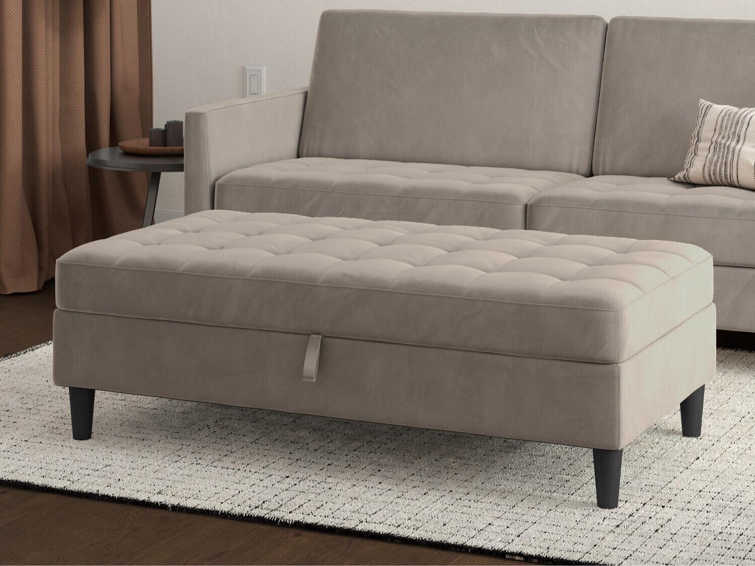 Banco estofado Tulsa 544 (Taupe)