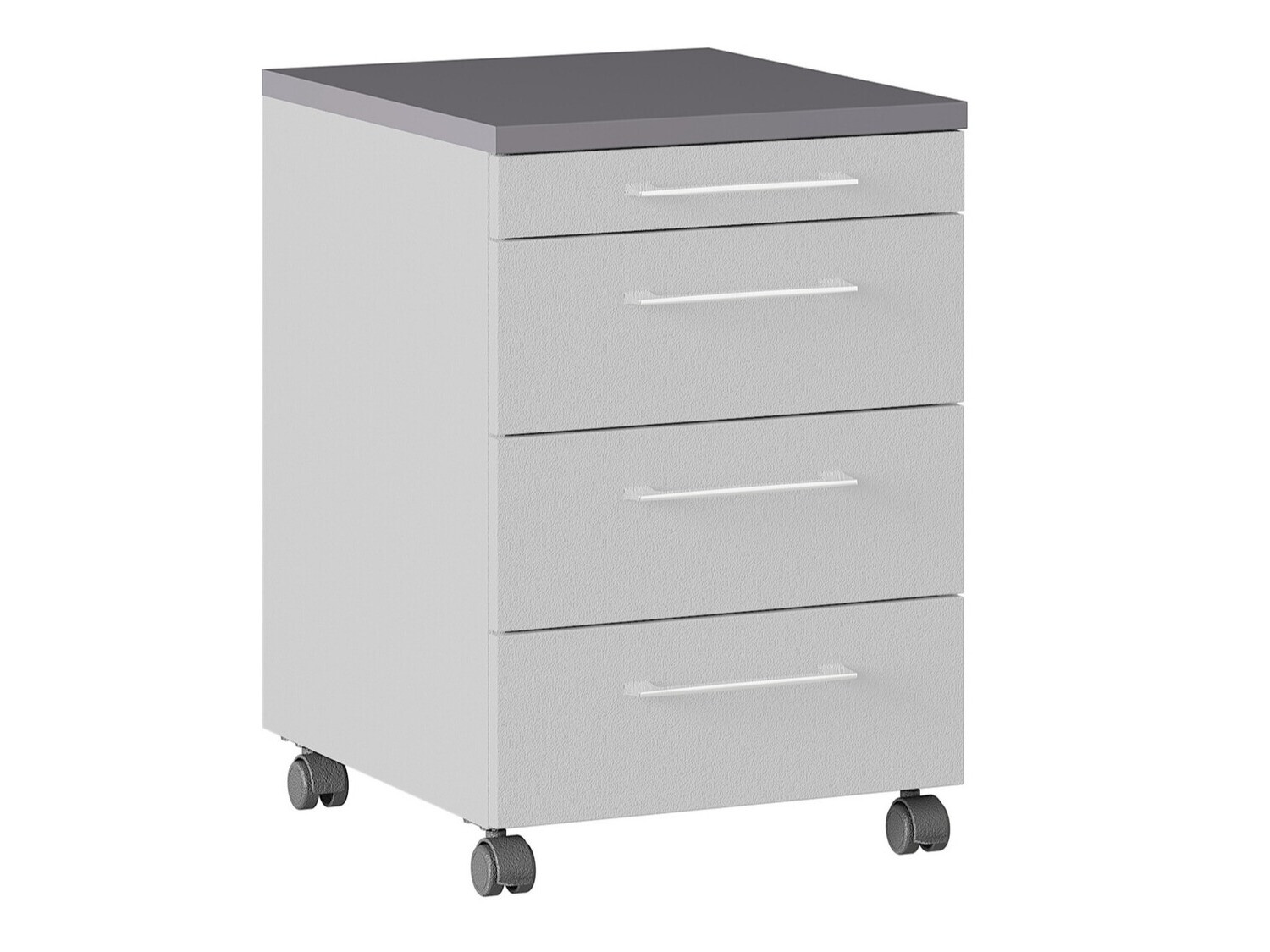 Bloco de gavetas Lartesi 105 (Grafite + Cinzento claro)