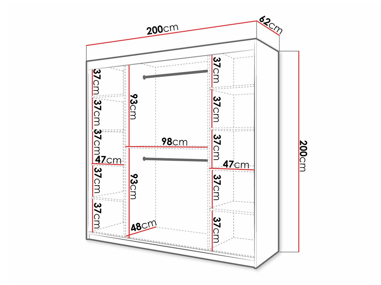 Roupeiro Hartford 403 (Branco)