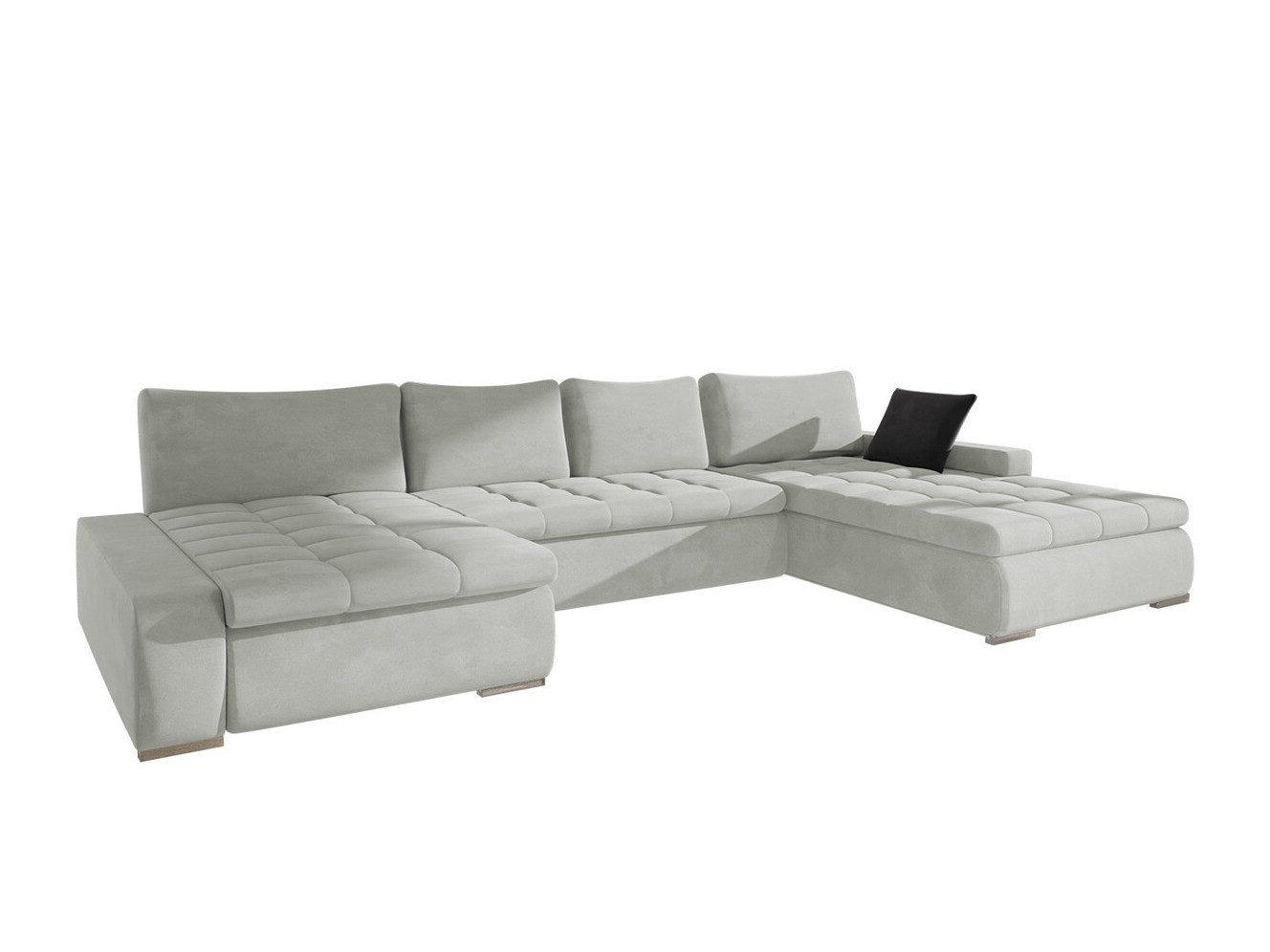 Sofá de canto Comfivo 106 (Uttario Velvet 2973 + Uttario Velvet 2980)