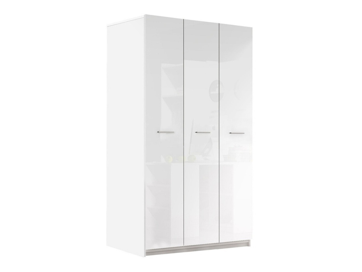 Roupeiro Campus (Branco + Branco brilhante)