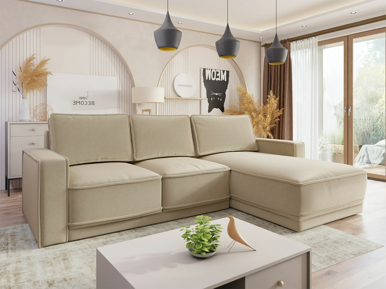 Sofá de canto Comfivo 230 (Paros 02)