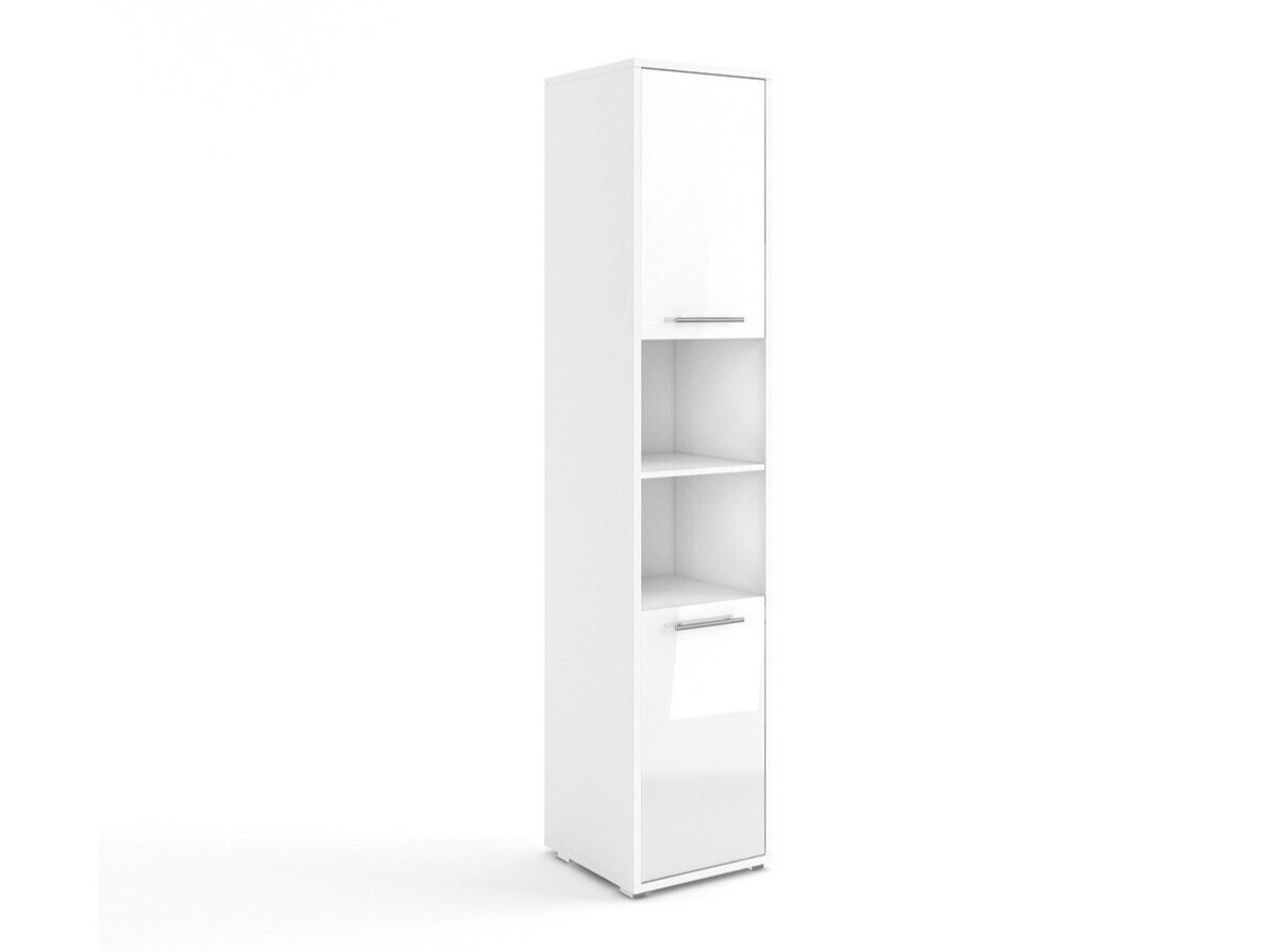 Estante Concept Pro Lenart I (Branco + Branco brilhante)