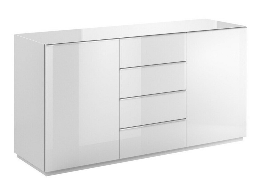 Cómoda Fervese 108 (Branco + Branco brilhante)