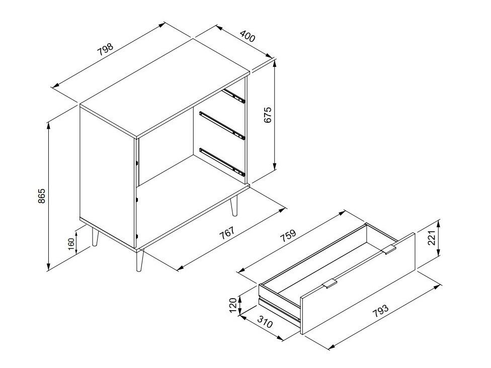 Cómoda Findlay E100