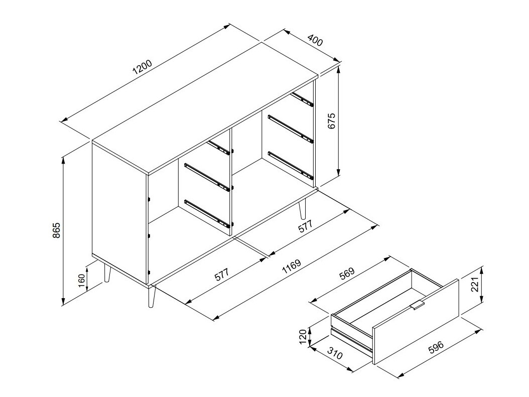Cómoda Findlay E101