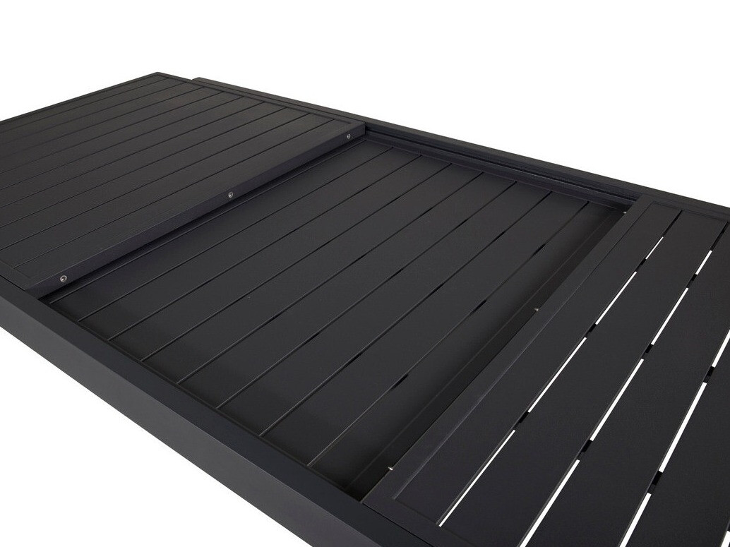 Conjunto de mesa e cadeiras Dallas 3783 (Cinzento + Preto)