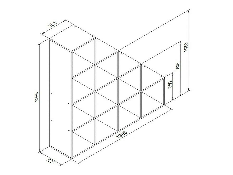 Estante Findlay 116 (Carvalho sonoma)