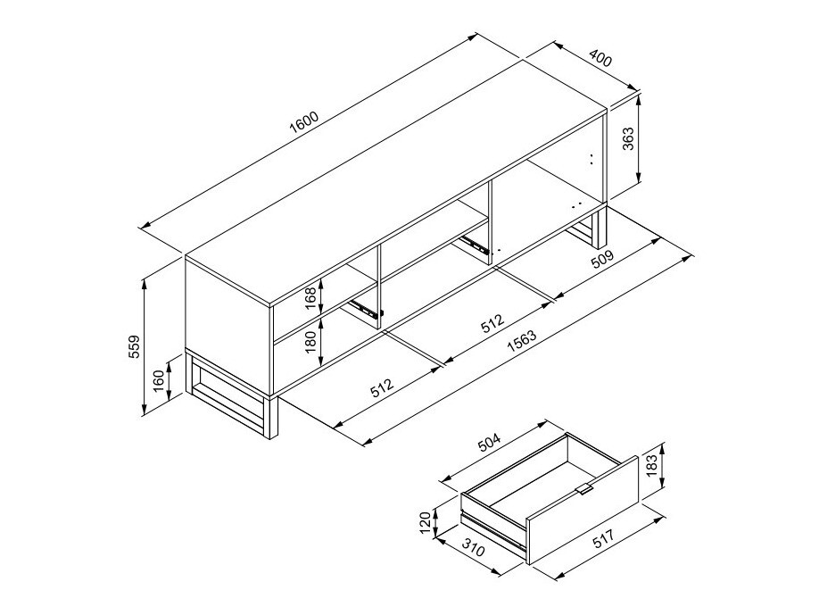Móvel de TV Findlay P105