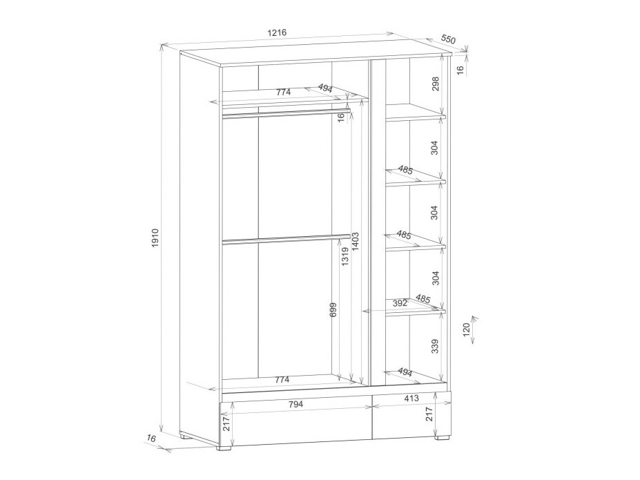 Roupeiro Findlay R121