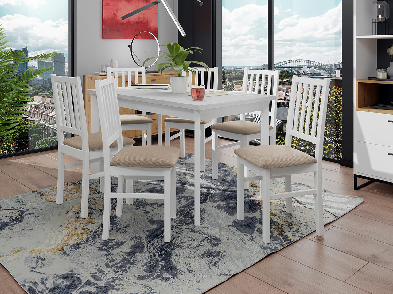 Conjunto para refeições Victorville 264 (Branco)