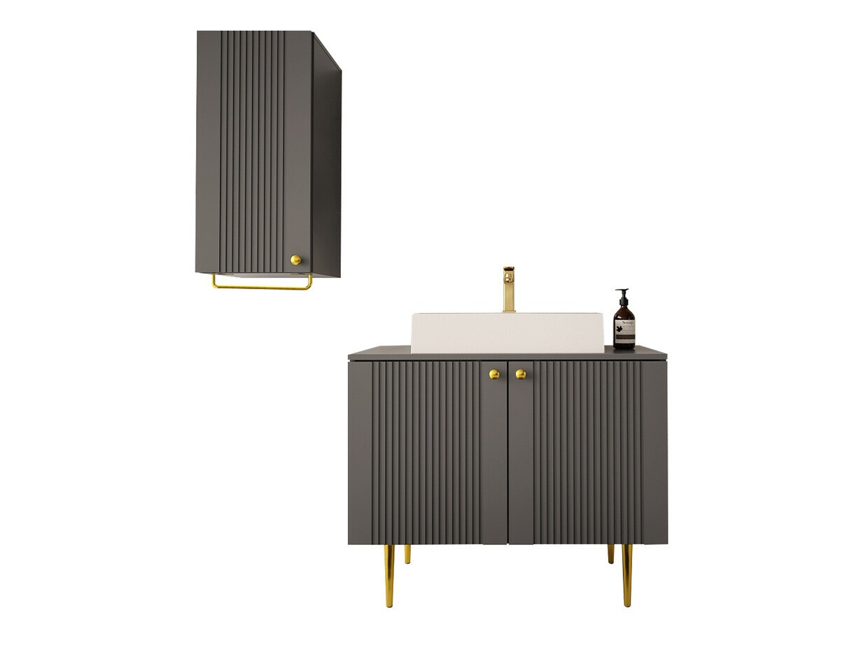 Conjunto para casa de banho Merced P106 (Cinzento)