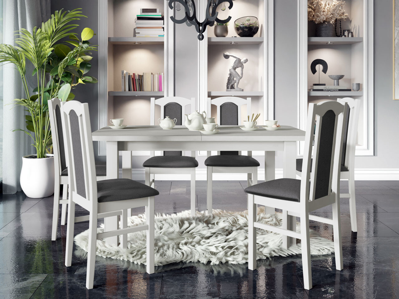 Conjunto para refeições Victorville 273 (Branco)