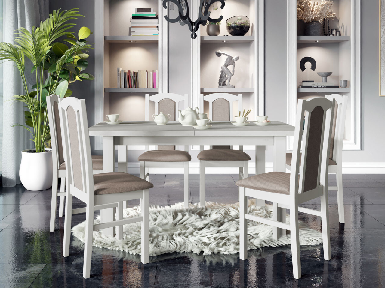 Conjunto para refeições Victorville 273 (Branco)