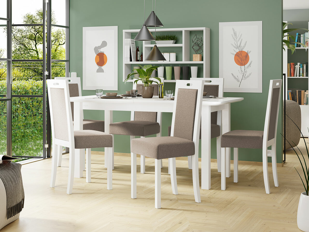 Conjunto para refeições Victorville 278 (Branco)