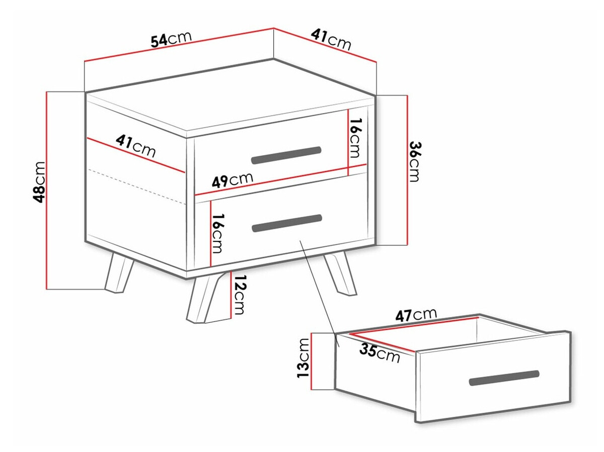 Mesa de cabeceira Delbalo 104 (Verde + Dourado)