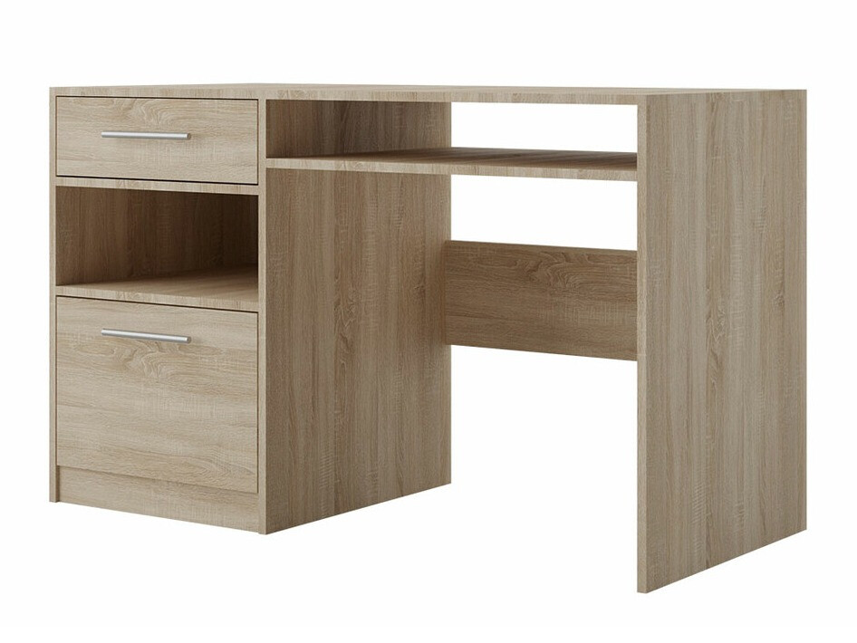 Mesa de escritório Dortivu 117 (Carvalho sonoma + Prata)