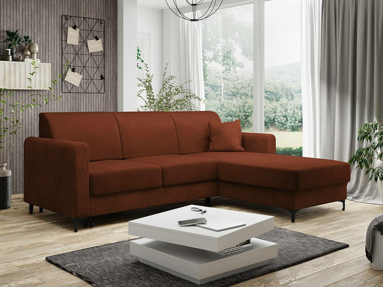 Sofá de canto Comfivo 176 (Poso 39 + Kronos 39)