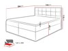 Cama continental Comfivo 195 (Paros 02)