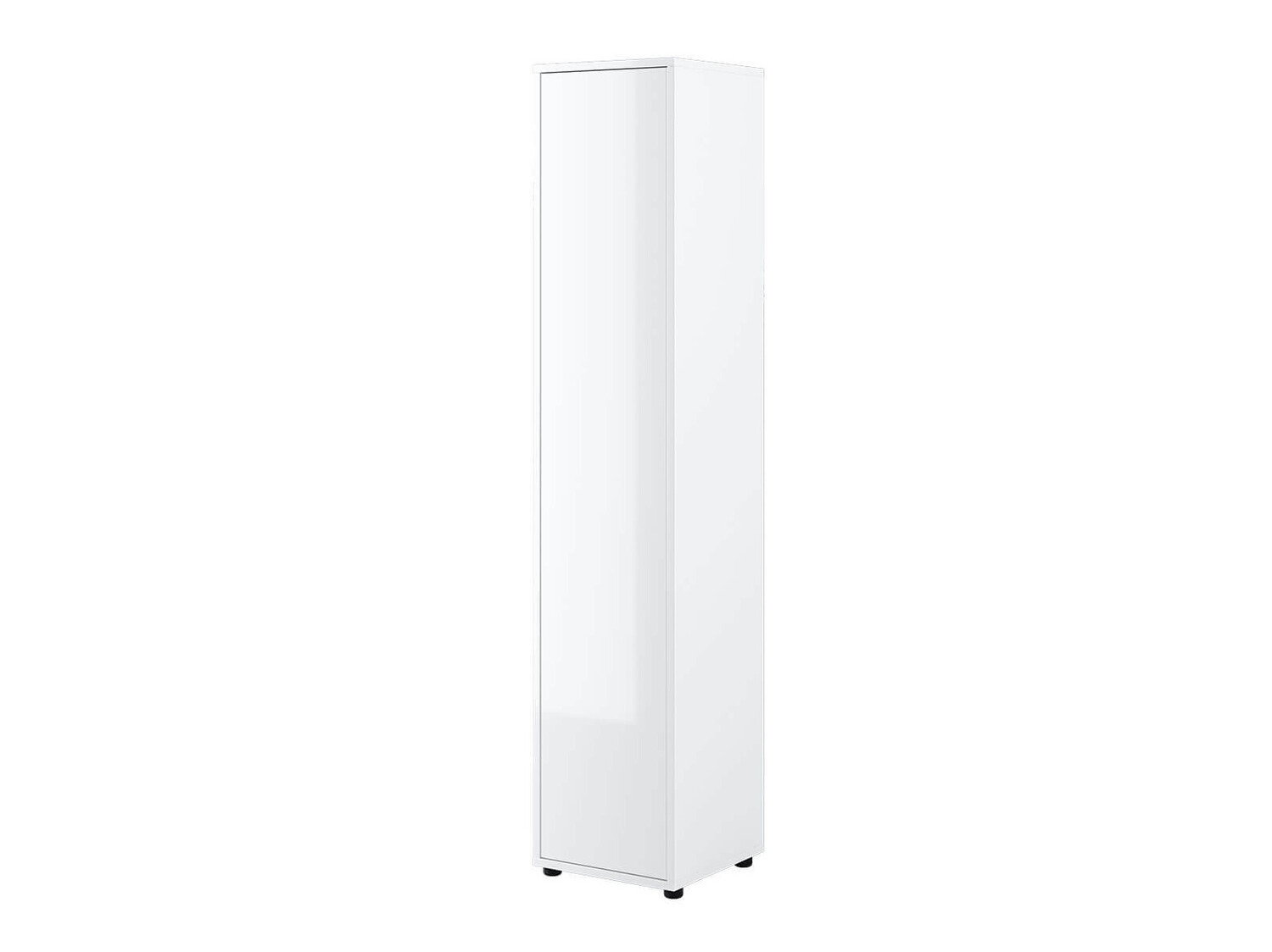 Estante Concept Lenart IV (Branco + Branco brilhante)