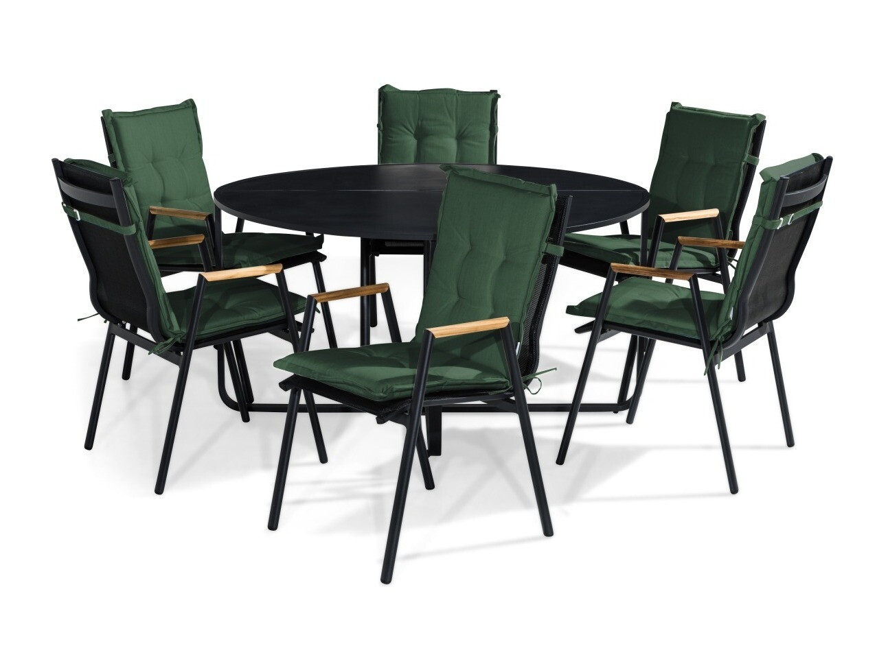 Conjunto de mesa e cadeiras Comfort Garden 1403 (Verde)